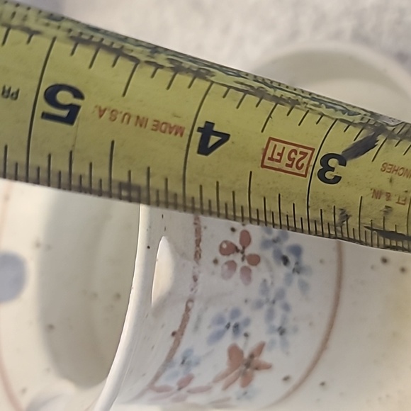 Vintage Studio Pottery Floral Ceramic Toothbrush Holder - Picture 5 of 5